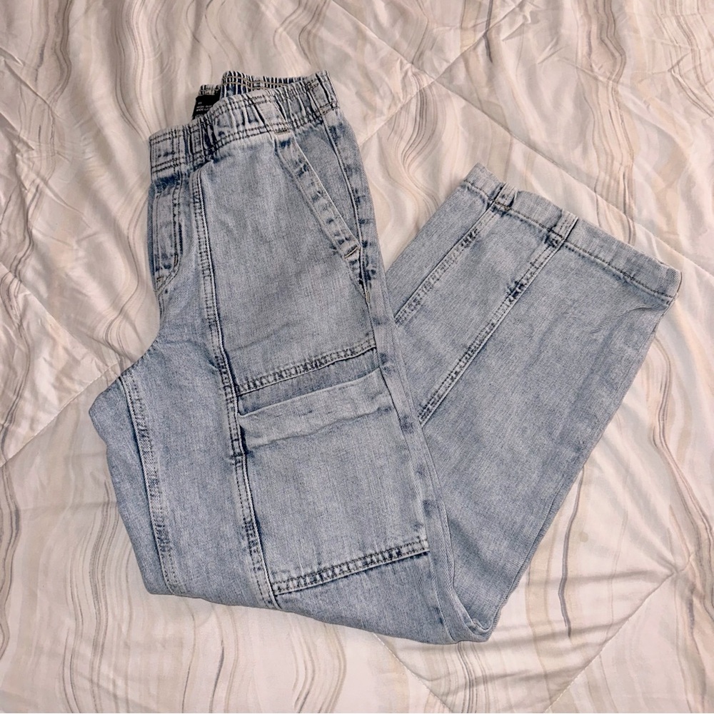 GAP Denim High‎ Rise Wide-Leg Jeans